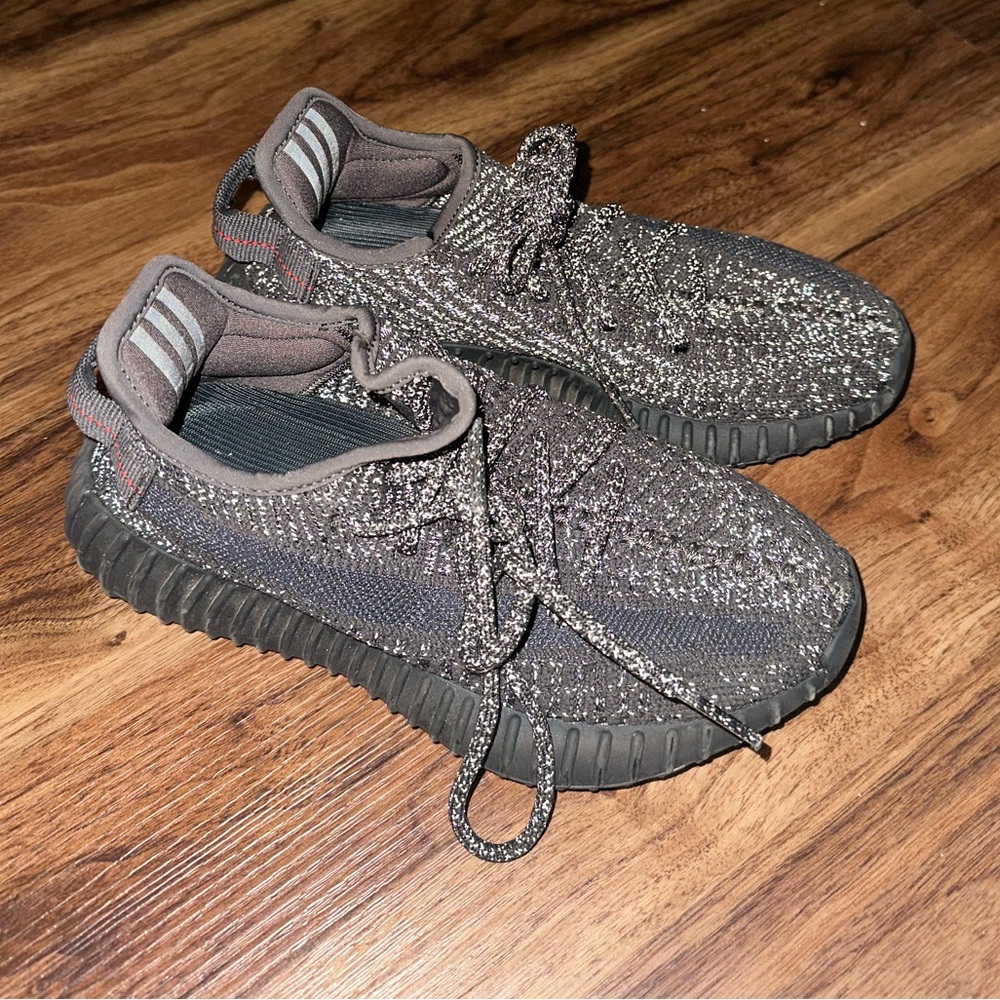 Adidas Yeezy Boost 350 V2 Static Black Reflective Sneakers